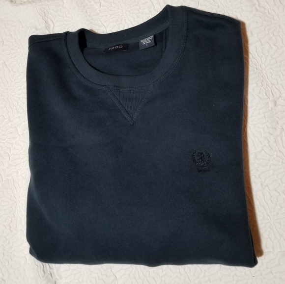 SOLD *** Izod men's navy blue sweatshirt - Picture 5 of 7